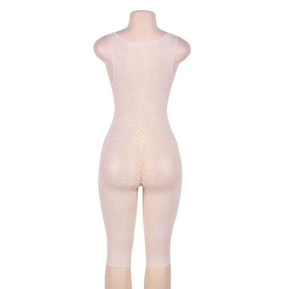 White Fishnet Bodystocking - Picture 4 of 6